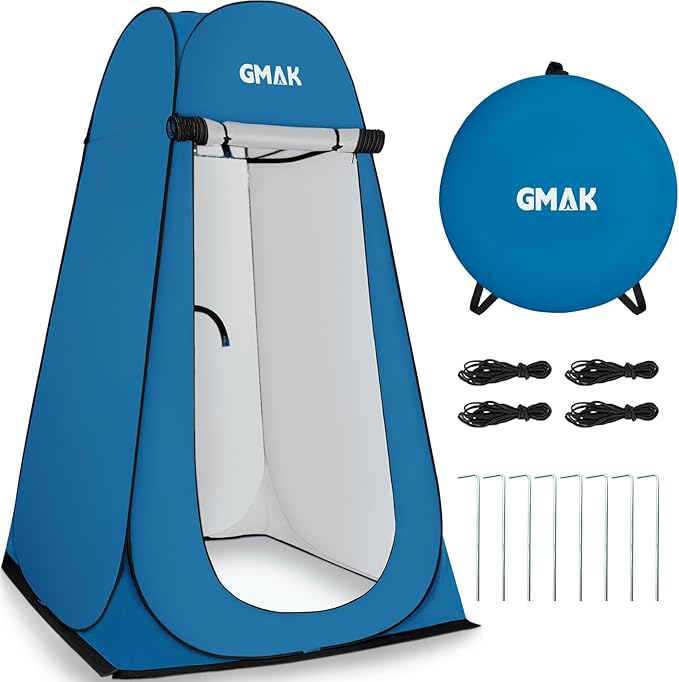 GMAK Pop Up Privacy Shower Tent Portable Pop Up Beach Dressing Changing Room UV/Rain Outdoor Privacy Shelter Camping Tents