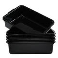 Saedy 5 Pack Small Commercial Bus Box 8L Food Service Bus Tub Plastic Wash Basin