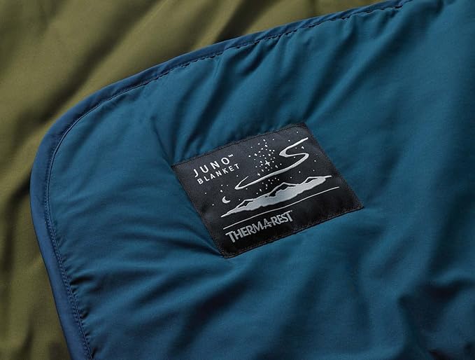 Therm-a-Rest Juno Insulated Camping and Backpacking Blanket Deep Pacific One Size