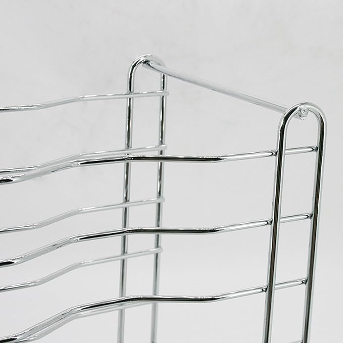 14 Tier Pizza Pan Rack 12x12x27 Inch Metal Organizer for Commercial &amp Home Kitchens Space Saving Ventilation Design