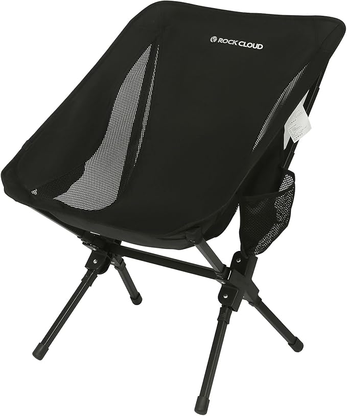 ROCK CLOUD Portable Camping Chair Ultralight Folding Camp Chairs Outdoor for Camp Hiking Backpacking Lawn Beach Sports