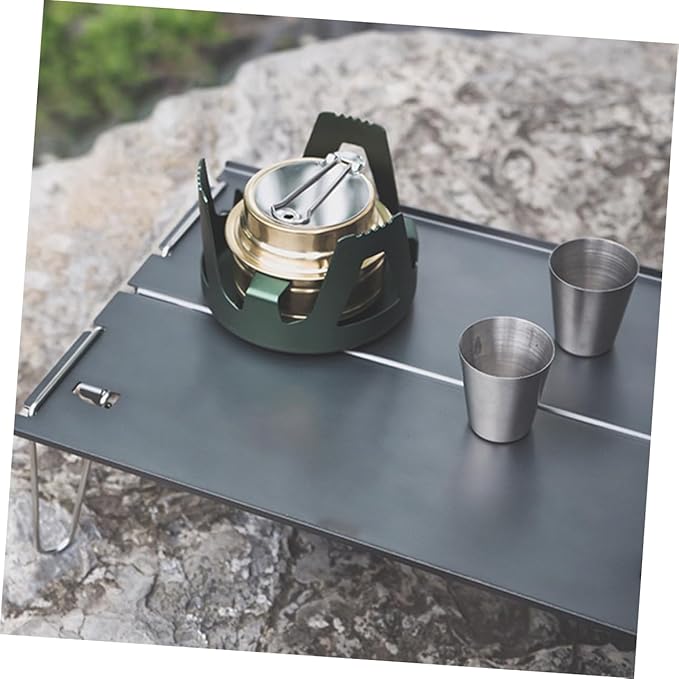 Portable Folding Camping Table Lightweight Travel Picnic Table for Hiking Outdoor BBQ and Picnics Easy to up Compact Design