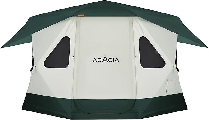 Space Acacia Lite Camping Tent | 2/3/4/8 Person Pop Up Tents for Camping | Lightweight &amp Durable Beach Tent | Level 7 Wind Resistance UPF 50+ | Quick Setup for Camping &amp Backyard