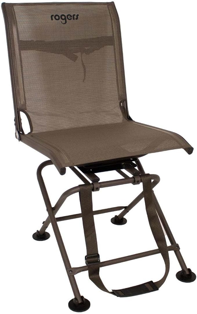 Rogers RG Tough Hunter 360 Folding Swivel Chair in Brown