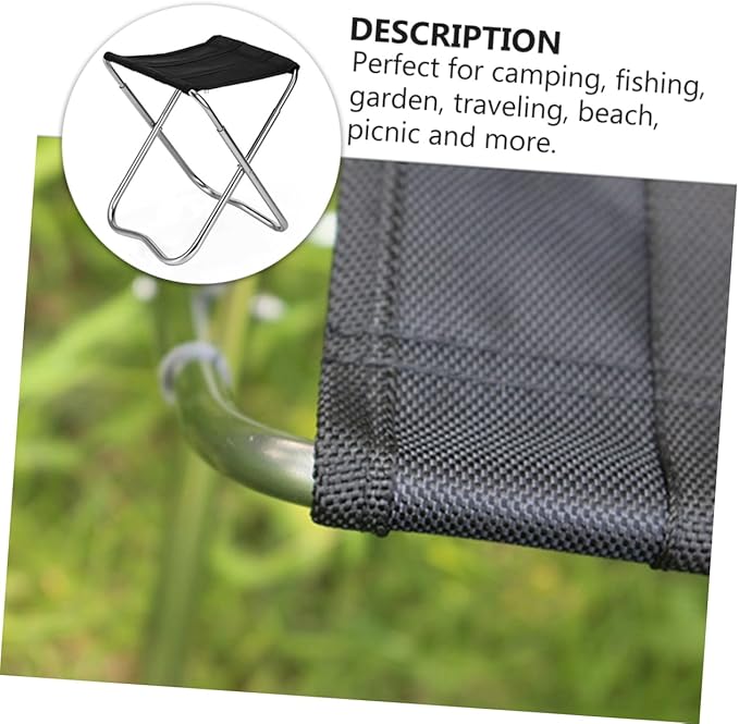 Zerodeko Folding Camp Stool Lightweight Sturdy Oxford Fishing Stool Portable Outdoor for Camping Hiking