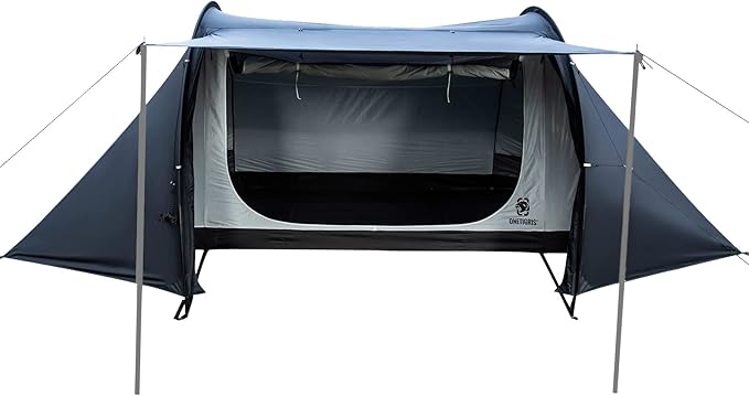 OneTigris COMETA Camping Tent Detachable Inner Mesh Tent &amp Portable Carry Bag Included Easy Setup Waterproof Windproof Tunnel Tent for Outdoors Camping Canoeing Beach Travel Picnic