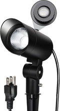 30W Ultra Bright Outdoor Spotlight 5000K Daylight LED Bullet Light with Dusk to Dawn Photocell Sensor 120V Plug in Landscape Spot Lights for Flag Pole Yard Garden Tree Statue (1 Pack)