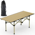 Folding Camping TablePortable Upgraded Carbon Steel Table for Picnic Barbecue Grill Beach Patio