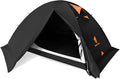GEERTOP 2 Person 4 Season Blackout Camping Tent - Sleep in Darkroom Waterproof Rainfly Snow Skirt Lightweight Aluminum Pole Easy Setup for Hiking Mountaineering Family Camp