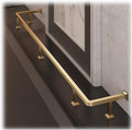 Stainless Steel Wall-Mounted Foot Rail - 170cm Bar Counter with Internal Connector &amp End Caps - Ideal for Kitchen Balcony Pub Restaurant - Durable &amp Stylish