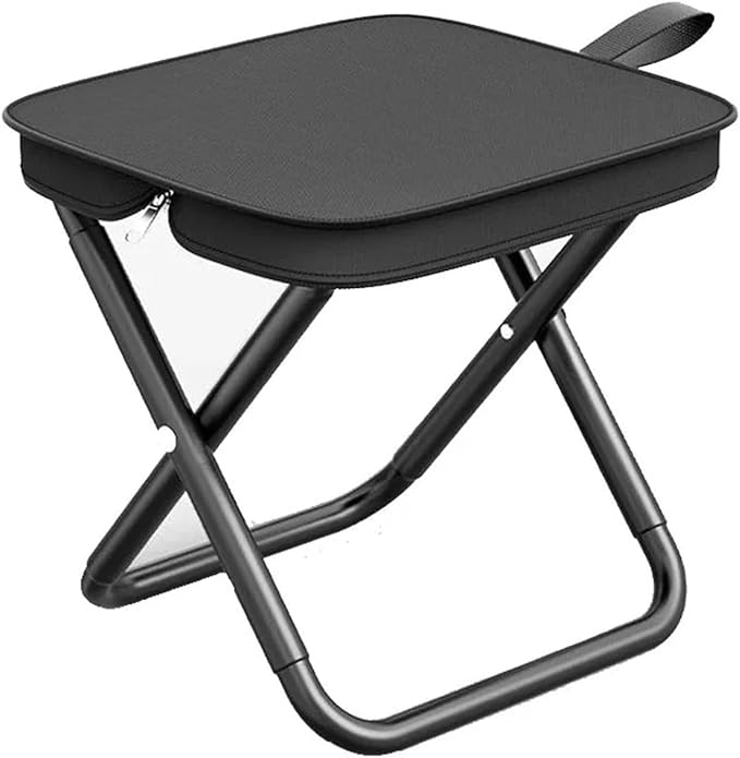 Compatible for Ultralight Foldable Stool 3-in-1 Portable Outdoor Picnic Camping Folding Chair Ultra Light Fishing Travel(Yellow)