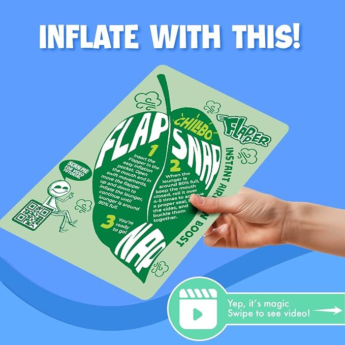 Chillbo Lazybone Inflatable Lounger - Ultimate Inflatable Couch for Maximum Chill - The Perfect Blow Up Couch for Music Festivals Or Lounger for Camping
