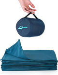 Litume Travel Camping Blanket Lightweight and Breathable 67 x 48 in Soft Airplane Flight Blanket for Travelers Foldable Sheet with Stuff Sack for Train Camp backapcking Office Home