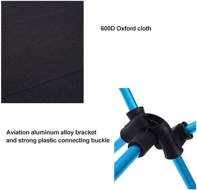 Lightweight Portable Folding Camp Table Collapsible Picnic Table with Carrying Bag Oxford Cloth for Outdoor Camping Hiking BBQ