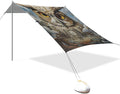 Beach Tent Sun Shelter Surrealism Owl House Clock Lightweight &amp Easy Setup Beach Shade Canopy for Camping Fishing