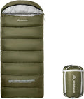 BISINNA Sleeping Bag for Adults XL Cold Weather Backpacking Sleeping Bags 4 Season with Compression Sack for Camping Hiking