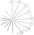 HANABASS 8Pcs Heavy Duty Night Glow Tent Stakes for Camping Outdoor Canopy and Hiking Aluminum Ground Anchors for Secure Fixing in High Winds