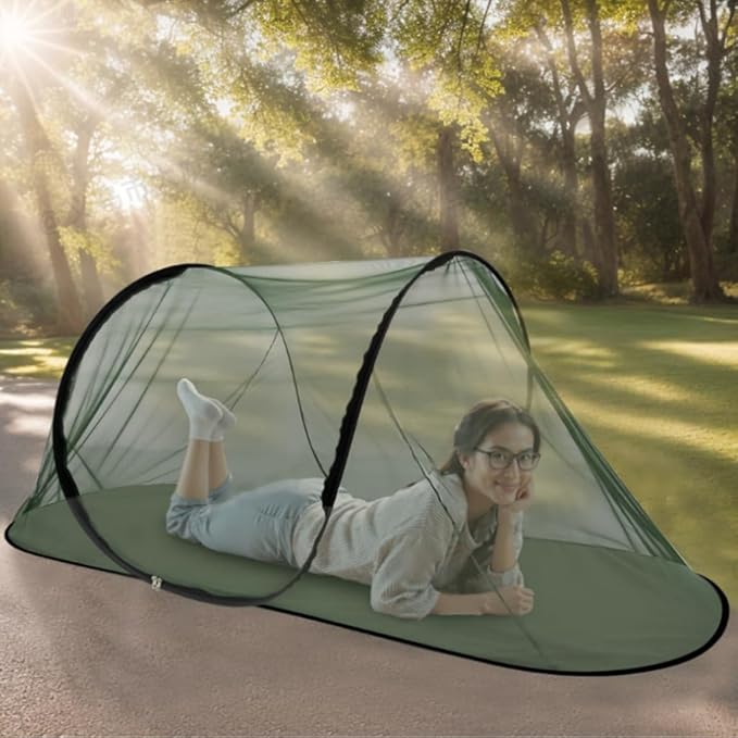 Boats Shape Camping Tent Single Outdoor Camping Meshes Tent Breathable Meshes Shelter Easy to Installation