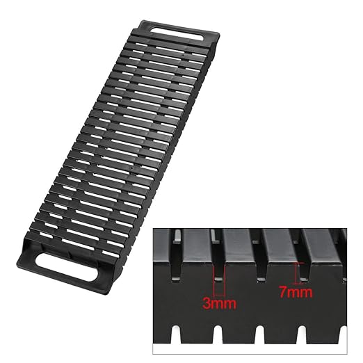 uxcell PCB Tray ESD Shelf Storage Turnover Rack Straight-Type 25 Slot