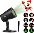 1byone Christmas Lights Projector Decorations Auto-Shifting Images &amp Switchable Pattern Outdoor/Indoor Use Ip65 Water-Resistant