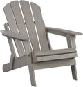 ZeHuoGe Oversize Embossed Wooden Outdoor Folding Chair with Pre-Assembled BackRest &amp SeatBoard Wood Patio Chair for Garden Backyard Porch Pool Deck Firepit