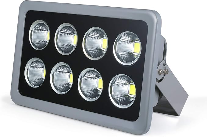 400W LED Flood Lights40000lm Super Bright 6000K White LED Security Flood LightsCommercial Industrial Lighting Fixture 12 Years Long Lifespan