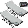 CYMULA Camping Cot Mattress 3in Memory Foam Sleeping PadSoft Warm Non-Slip Camping Mattress Topper with Retaining for AdultsPortable Roll up Pad for Travel