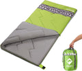 VILLEY Camping Sleeping Bag Lightweight Backpacking Sleeping Bag with Compression Sack for Adults &amp Kids Outdoor Camping Hiking Equipment for 3 Season Warm &amp Cool Weather - Summer Spring F