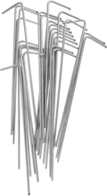 Luxshiny 30pcs Outdoor Tent Stakes 21.5cm Wear-Resistant Sand Stakes Camping Ground Nails for Travel and Garden Use