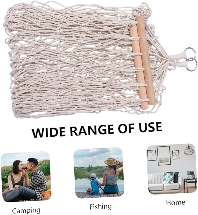 Hanging Hammock Chair Straps Rope Hammock Stand for Camping Traveling Lightweight