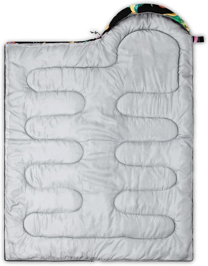 CVHOUSE Camping Sleeping Bags3 Season Warm &amp Cool WeatherLightweightWaterproof Sleeping Bags for Adults &amp KidsTravelingand OutdoorsCamping Gear Equipment