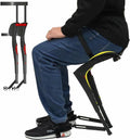 Lightweight Exoskeleton Wearable Chair Portable Invisible Chair Pants Up to 331 Lbs for Anglers Hikers Barbers Chefs Photographers Green