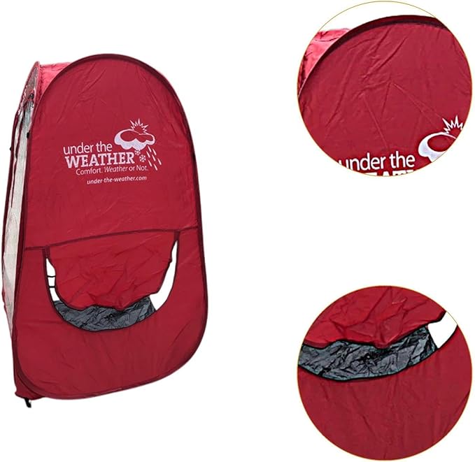 Sports Tent Fishing Pod Professional Convenient Ventilated up Pod Sports Pod for Trekking Sports Events Mountaineering Red