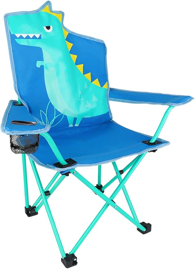 KABOER Kids Outdoor Folding Lawn and Camping Chair with Cup Holder and Carrying Bag Children's Camping Chairs