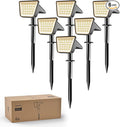 Philips 6 Packs Solar Spot Lights Outdoor Waterproof 28 LED 3000K Solar Powered Landscape Pathway Lights Dusk to Dawn Solar Spotlights for Garden Yard Lawn Walkway Driveway
