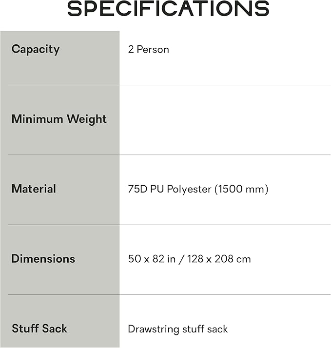 NEMO Equipment Kunai Tent Footprint