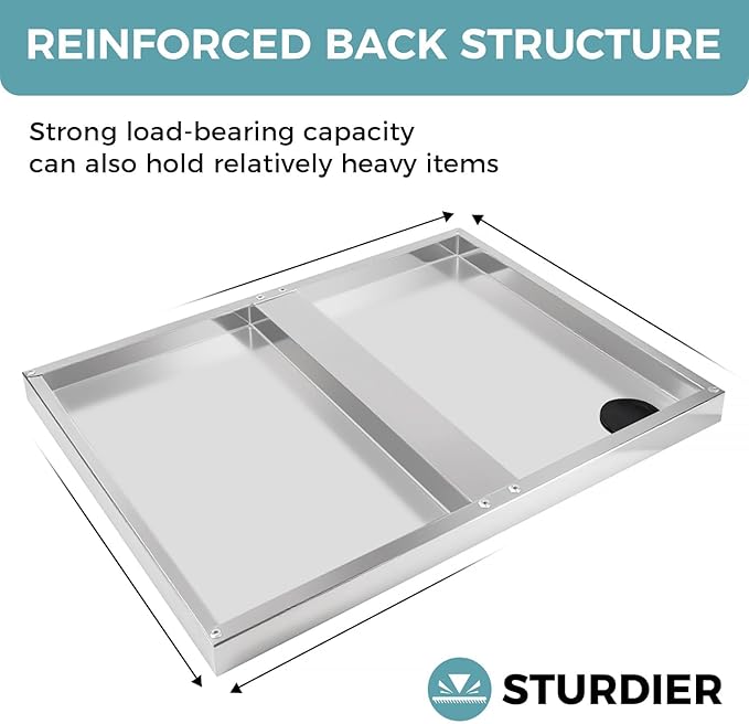 YWTESCH Microwave Shelf Wall Mount 15 x 20 Stainless Steel Commercial Heavy Duty Microwave Shelf 200 lb Commercial Microwave Rack for Restaurant Kitchen Bar and Shop