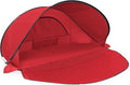 ONIVA - a Picnic Time Brand - Manta Portable Beach Tent - Pop Up Tent - Beach Sun Shelter Pop Up (Red)