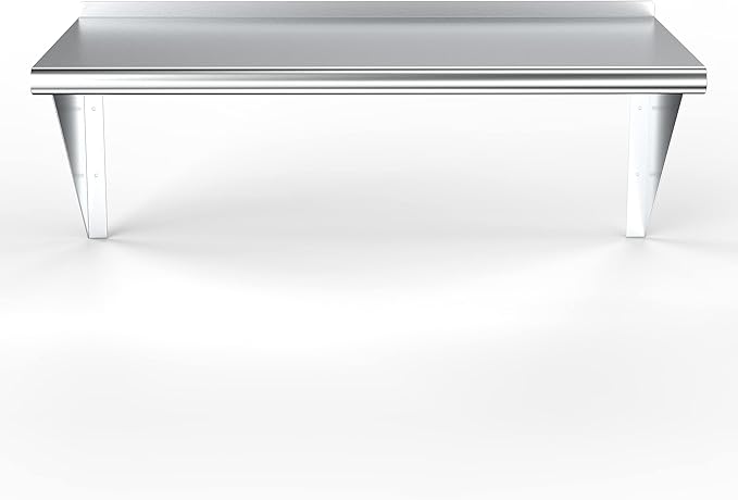 AmGood 24 X 36 Stainless Steel Wall Shelf | Metal Shelving | Garage Laundry Storage Utility Room | Restaurant Commercial Kitchen | NSF
