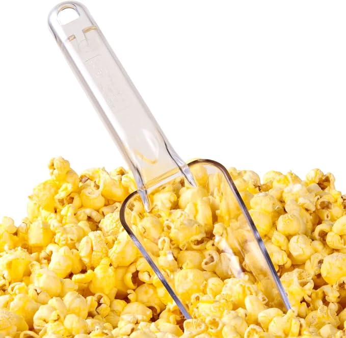 Betolla (12 Pack) 6 oz Polycarbonate Utility Scoops – Heavy-Duty Shatter-Resistant Scoops for Ice Dry Goods Candies Spices Popcorn Flour &amp More