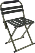 Totority 1pc Outdoor Portable Folding Chair Backrest Lightweight Camping Stool for Fishing and Picnics and Compact Design Green Easy to Carry