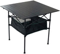 Portable Camping TableAluminum Folding Table Ultralight Camp Table with Carry Bag Collapsible Table Top with Storage Bag Outdoor Dining Table