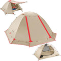 Clostnature Lightweight Backpacking Tent - 1/2 Person 4 Season Ultralight Waterproof Camping Tent Large Size Easy Setup Tent for Winter Cold Weather Family Outdoor Hiking and Mountaineering
