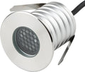 LED In-Ground Well Lights Anti-Glare3W 12V-24V DC IP67 Waterproof Recessed LampBuried Underground Outdoor Landscape LightingWarm White 3000K(3 Watt)