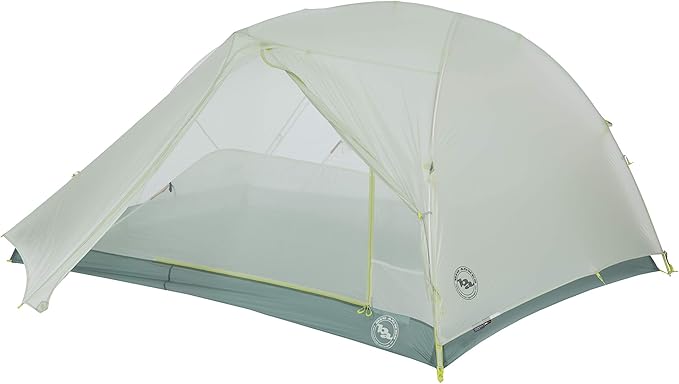Big Agnes Tiger Wall Platinum Backpacking Tent - Lighter Than Ultralight 3-Season Semi-Freestanding Double Door Tent