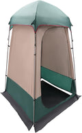 Outdoor Camping Privacy Shelter Shower Tent Portable Toilet Tent Changing Dressing Room Instant Privacy Shelters Outdoor Shower Enclosure for Hiking Beach Picnic Fishing (Dark Green)