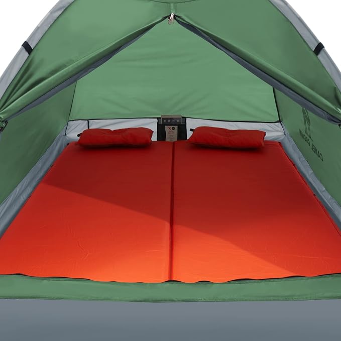 CAMEL CROWN 2/3/4 Person Camping Tent with Removable Rain Fly Easy Setup Outdoor Tents Water Resistant Lightweight Portable for Family Backpacking Camping Hiking Traveling