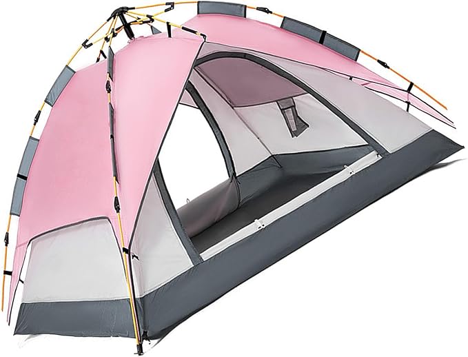 Lightweight Double Layer Camping Tent Ventilated Design with Storage Bag for Backpacking Hiking 2 Person Portable Tent