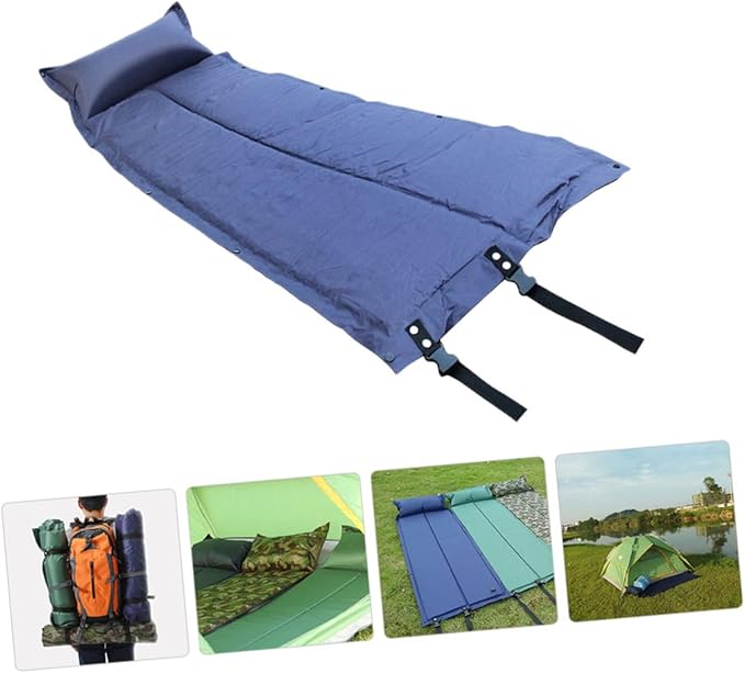Hemoton Inflatable Camping Pad Portable Sleeping Mat for Wear Resistant Design Convenient Lightweight Camping Accessory for Tents and Day Trips