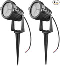 Lemonbest 2pcs LED Landscape Garden Wall Yard Path Pond Flood Spot Light Outdoor IP65 Decorative Lamp Cool White 12V